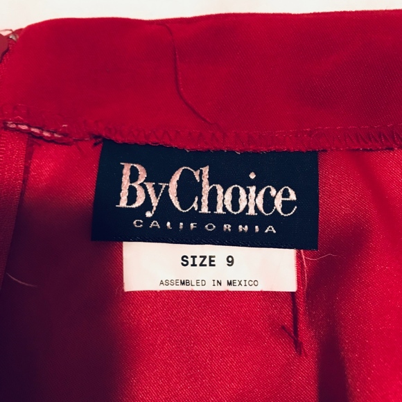 Red mini shirt Size 7 - Picture 6 of 6